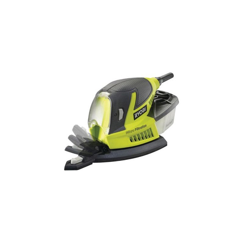 RYOBI - Ponceuse triangulaire 100 W - 12 000 osc/min - 169 x 100 mm - Livrée ...