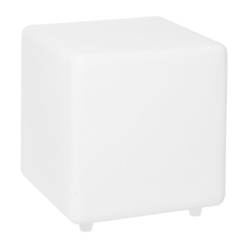 Cube solaire lumineux - LUMISKY - CASY - H30 cm - Tabouret table basse - LED ...