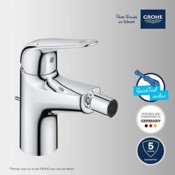 Mitigeur monocommande bidet - GROHE Swift - 24332001 - Chromé - Avec rotule -...