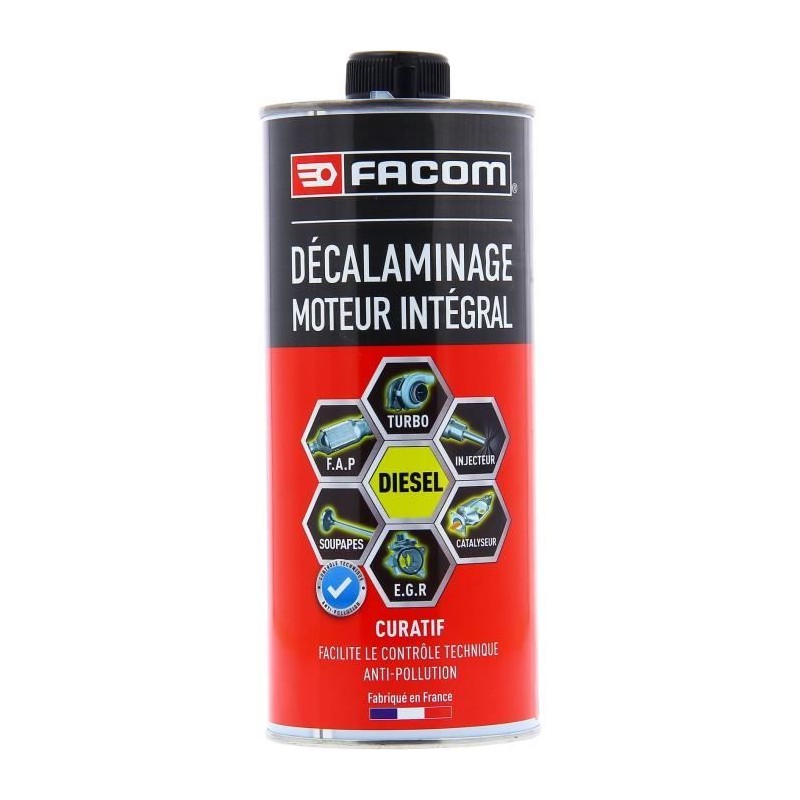 Decalaminage intégral moteur diesel preventif 1L - FACOM - soupapes, combusti...
