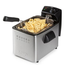 Friteuse - DOMO - 4L - 3000W - Température variable - Puissance électrique - ...