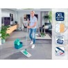 Set lave sol avec seau essoreur Leifheit Profi Compact 55092, balais a plat s...