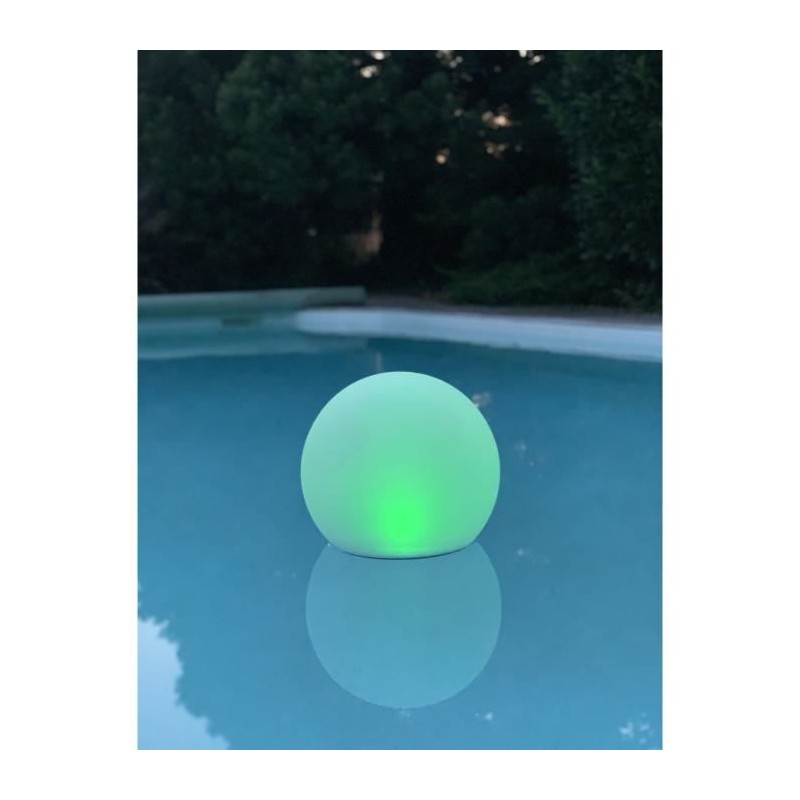 Boule solaire étanche multicolore 30cm avec télécommande - GALIX