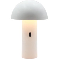 Lampe de table sans fil - LUMISKY - TOD WHITE - H28 cm - Tete orientable - LE...