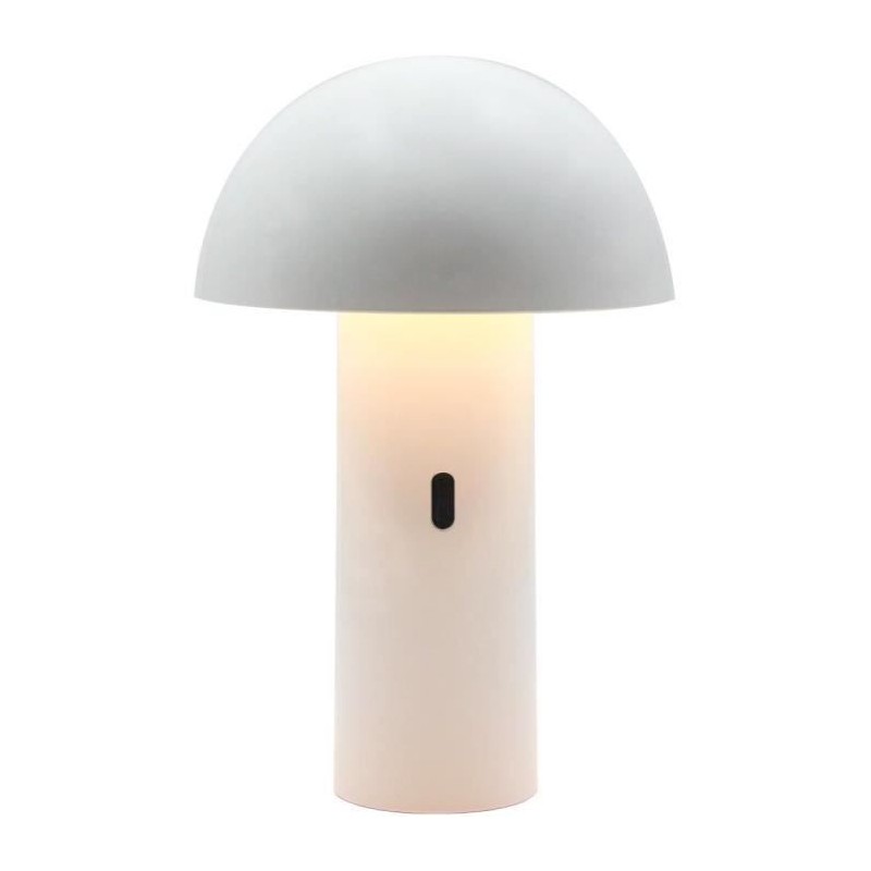 Lampe de table sans fil - LUMISKY - TOD WHITE - H28 cm - Tete orientable - LE...