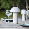 Lampe de table sans fil - LUMISKY - TOD WHITE - H28 cm - Tete orientable - LE...