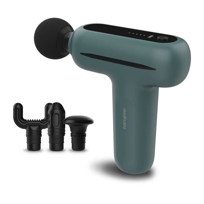 Pistolet de massage - MEDISANA MG 200 - 5 niveaux de percussion - 5 V - 50 dB...