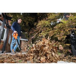 Souffleur sans fil BLACK+DECKER - GWC1820PCB-XJ - 18V - Débit d'air de 209km/...