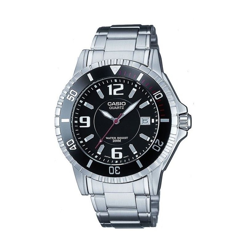 Montre - CASIO - BASIC - Acier inoxydable - Quartz - Étanchéité 20 Atm