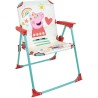 FUN HOUSE Peppa Pig Salon de jardin - 1 table H.46xø46cm, 2 chaises H.53xl.38...