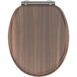 Abattant WC - GELCO - Walnut Noyer - MDF FSC - Frein de chute - Charnieres mé...