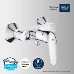 Mitigeur monocommande douche - GROHE Swift - 24333001 - Chromé - Montage mura...