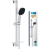 Ensemble de douche avec pommeau 2 jets, barre, flexible et tablette - GROHE V...