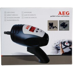 Clé a choc démonte-roue 12V 34 DaNm 2 douilles : 17-19 21-23 allume cigare ou...