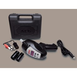 Clé a choc démonte-roue 12V 34 DaNm 2 douilles : 17-19 21-23 allume cigare ou...