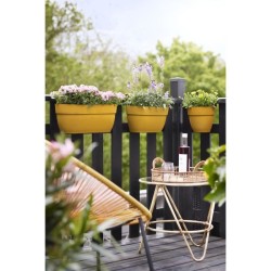 ELHO Pot de fleurs balcon Vibia Campana Easy Hanger Small - 24,1 x 20,5 x H26...