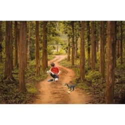 Dinosaure de simulation télécommandé - LEXIBOOK - Velociraptor 45 cm - Mouvem...