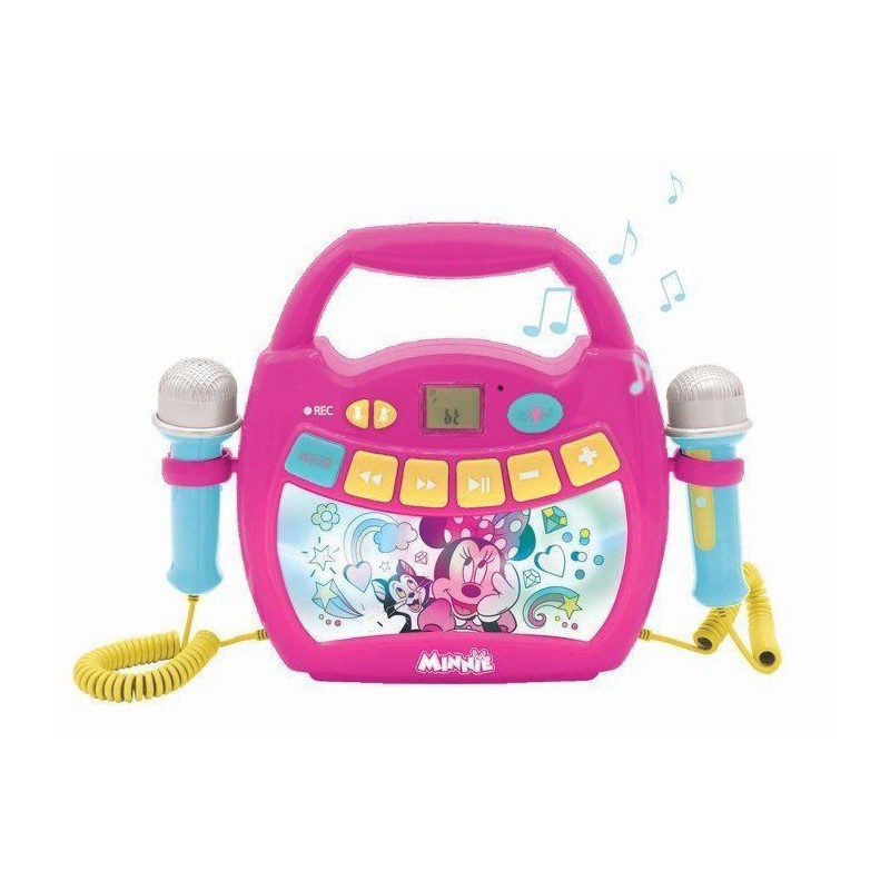 Enceinte Bluetooth Minnie Mouse - LEXIBOOK - Effets Lumineux, Micros et Batte...