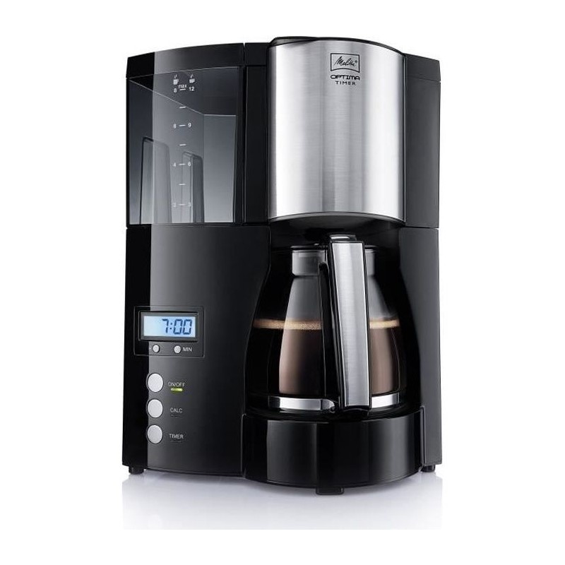 Cafetiere filtre programmable Optima Timer - MELITTA - 100801 - 1L - 850W