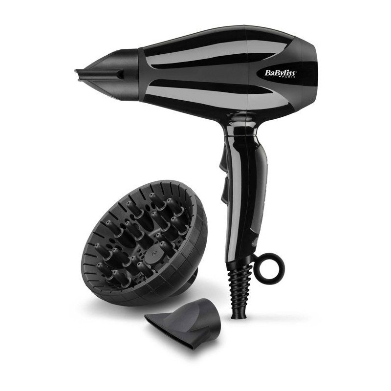 Seche-cheveux BABYLISS 6715DE Professionnel - Diffuseur - Format ultra Compac...