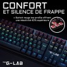Clavier Gamer - The G-Lab - KEYZ PLATINIUM - Mécanique (Switch Rouge) - Ultra...