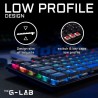 Clavier Gamer - The G-Lab - KEYZ PLATINIUM - Mécanique (Switch Rouge) - Ultra...