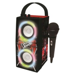 Enceinte Tendance Bluetooth portable avec micro et effets lumineux The Voice
