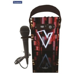 Enceinte Tendance Bluetooth portable avec micro et effets lumineux The Voice