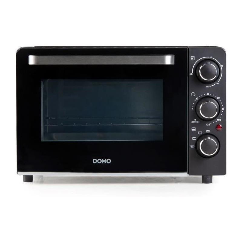 Mini four électrique DOMO DO807GO - 20 L - noir - chaleur haut et bas - minut...