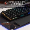 Clavier Gamer - The G-Lab - KEYZ RUBIDIUM - Mécanique (Switch Rouge) - Repose...
