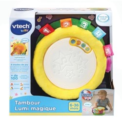 Tambour Lumi Magique - VTECH BABY - Jouet Musical - Bilingue - Sons