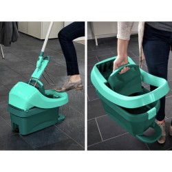 Seau essoreur a roulettes Leifheit Profi XL Mobile 55076,  essore-housse mobi...