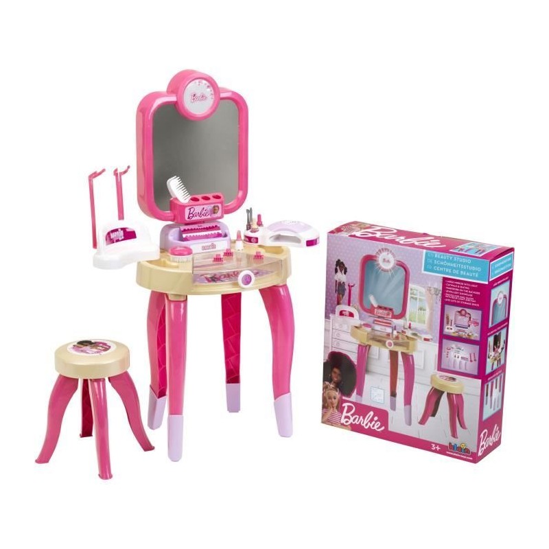 Jouet de beauté - KLEIN - Centre de beauté Barbie Happy Vibes - Complet avec ...
