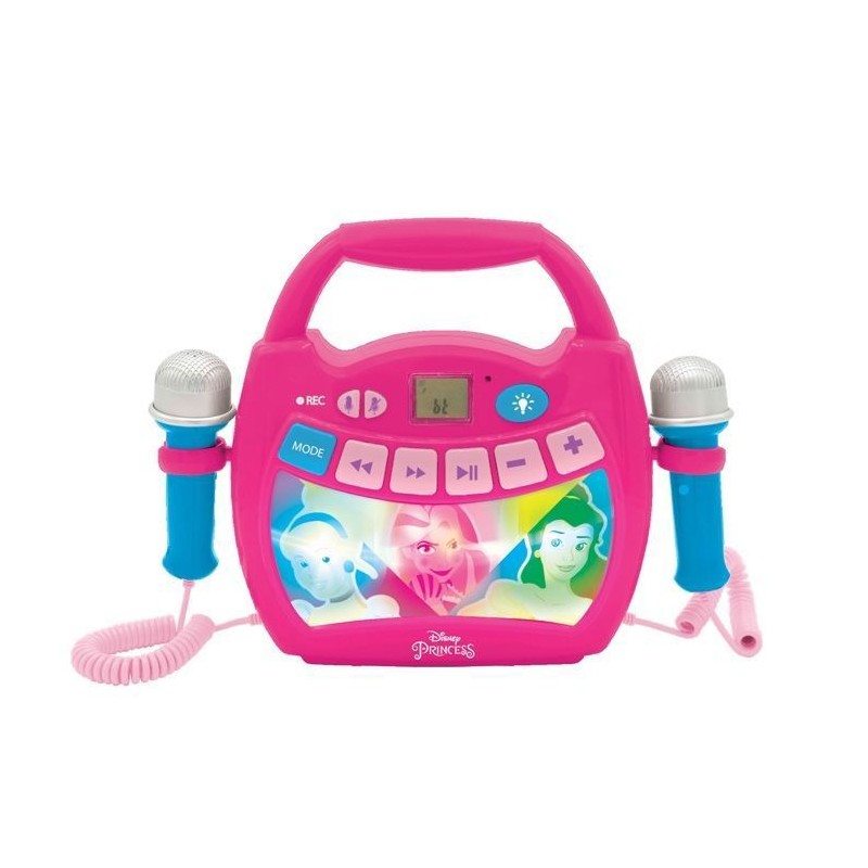 Enceinte Bluetooth Disney Princesses - LEXIBOOK - Effets Lumineux, Micros, Ba...