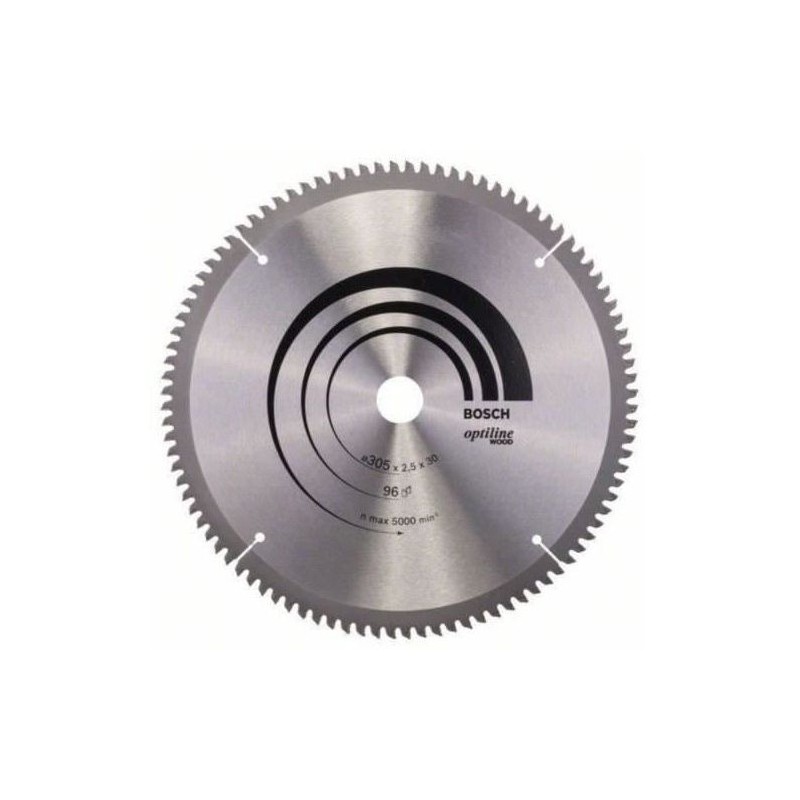 Lame de scie circulaire au carbure BOSCH 305 x 30 x 2,5 mm (96 dents)
