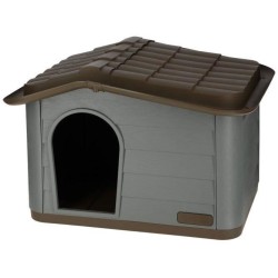 KERBL Niche extérieure en plastique pour chats ou chien Taille M -  75 x 59 x...