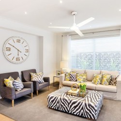 FARELEK - SEYCHELLES Ø 122 cm - Ventilateur de plafond réversible - 3 pales m...