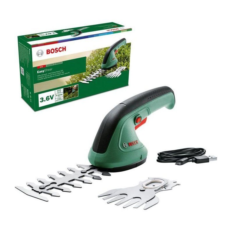 Cisailles Bosch - EasyShear 3,6V - (lame 120 mm, lame 100 mm)