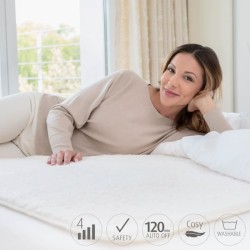 Surmatelas chauffant extra moelleux en polaire - MEDISANA - HU 672 - Chauffe-...