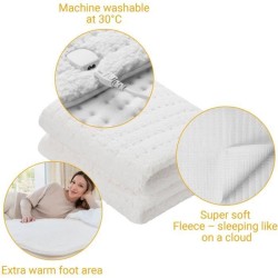 Surmatelas chauffant extra moelleux en polaire - MEDISANA - HU 672 - Chauffe-...