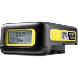 Batterie Power KARCHER 18V / 2.5 Ah - Lithium Ion - Ecran LCD - Grips antidér...