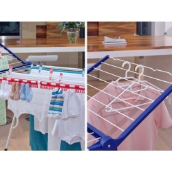 Étendoir a linge Leifheit Pegasus 200 Solid Comfort 81516, séchoir a linge av...