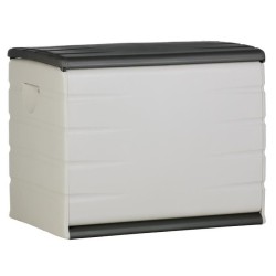 Coffre de rangement PLASTIKEN 260L - Intérieur/Extérieur Fonctionnel et Esthé...