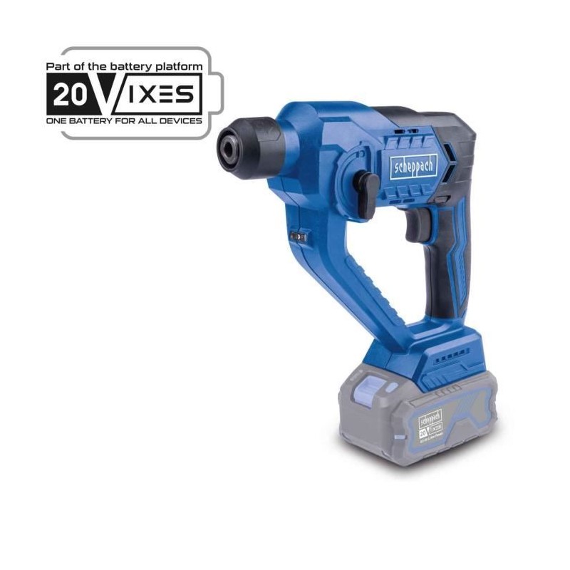 Perforateur sans fil C-RHD130-X - 1,3J 6000 bpm + forets, accessoires, malett...