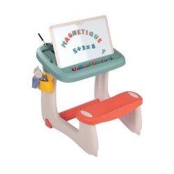 Bureau Petit Ecolier - Smoby - 80 Accessoires Inclus - Vert - 63 X 69 X 58 - ...