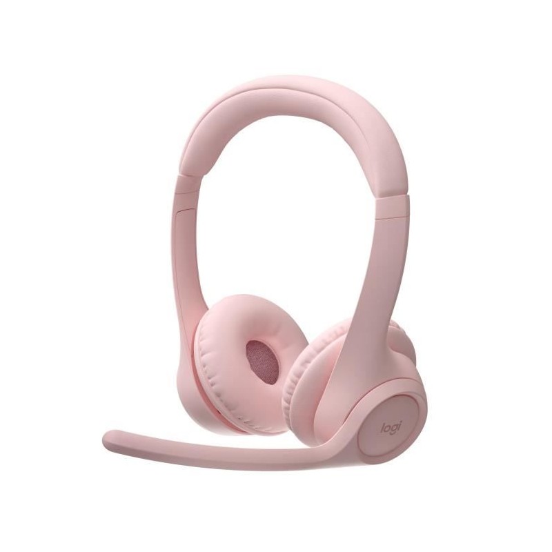 Casque - Sans fil - Logitech - Zone 300 - Bluetooth - Anti-parasite - Rose