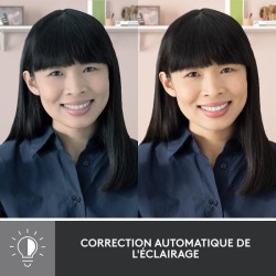 Webcam - Full HD 1080p - Logitech - Brio 300 - Microphone intégré - Graphite