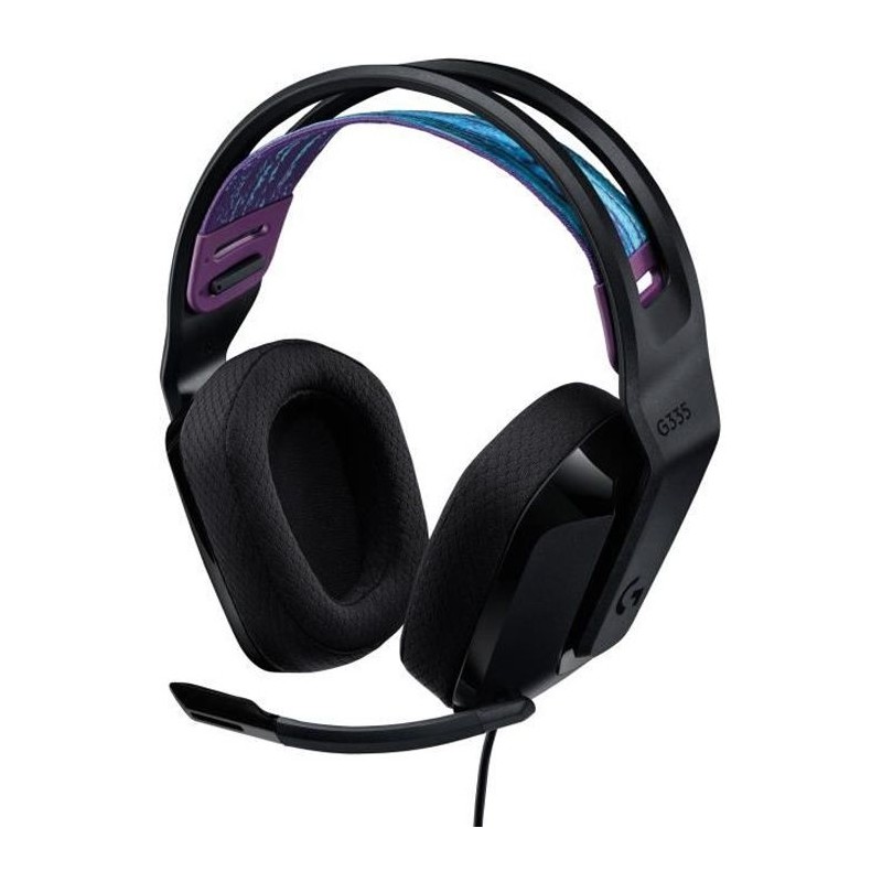 Casque gamer - Filaire - Logitech G - G335 - PS5, PS4, Xbox, Switch, PC - Noir