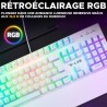 Clavier Gamer - The G-Lab - KEYZ RUBIDIUM - Mécanique (Switch Rouge) - Repose...