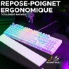 Clavier Gamer - The G-Lab - KEYZ RUBIDIUM - Mécanique (Switch Rouge) - Repose...